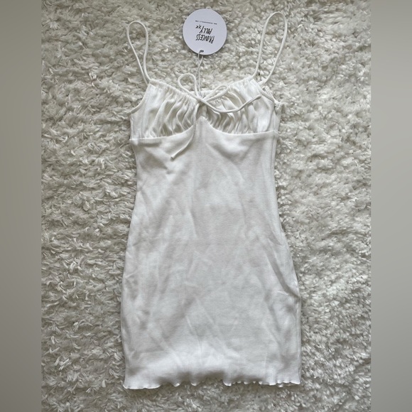 princess polly white mini dress, size US 2 - Picture 2 of 6